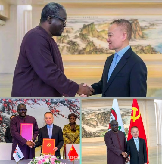 Coopération internationale : Pastef-Les Patriotes signe un accord stratégique avec le Parti communiste chinois à Beijing