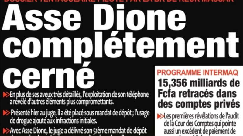 Découvrez les Unes des journaux sénégalais du mercredi 1er avril 2026
