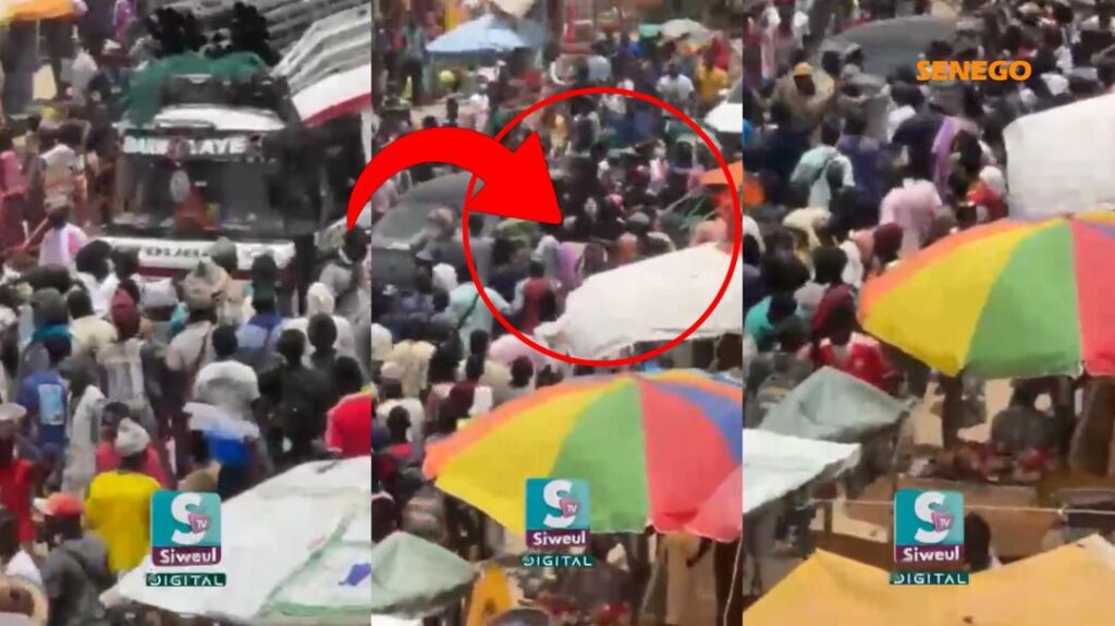 Touba sous tension : Affrontements au marché Ocass entre Baye Fall et jeunes commerçants (Vidéo)