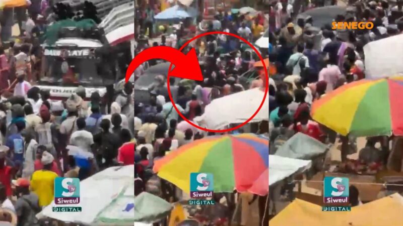 Touba sous tension : Affrontements au marché Ocass entre Baye Fall et jeunes commerçants (Vidéo)