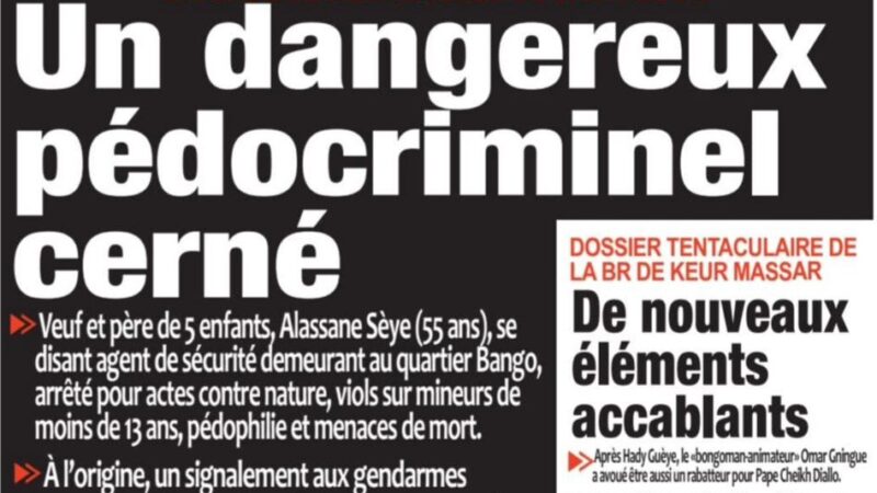 Découvrez les Unes des journaux sénégalais du samedi 11 avril 2026