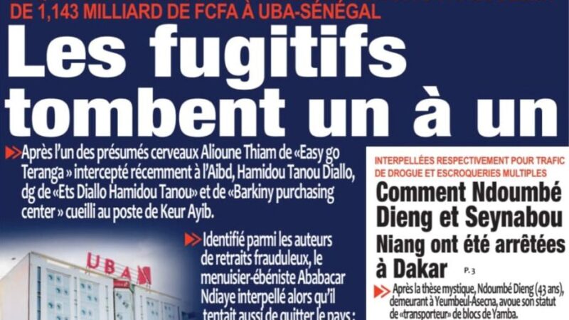 Découvrez les Unes des journaux sénégalais du lundi 13 avril 2026