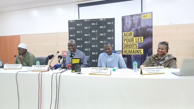 Sénégal : Amnesty International dresse un tableau sombre des droits humains (Senego TV)