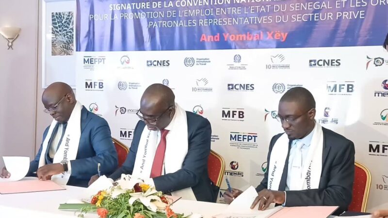 And Yombal Xëy  : Une nouvelle alliance pour booster l’emploi au Sénégal