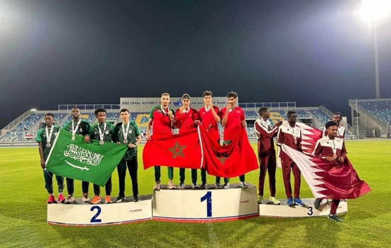 Athlétisme U20 arabe : le total exact de médailles qui place le Maroc en tête