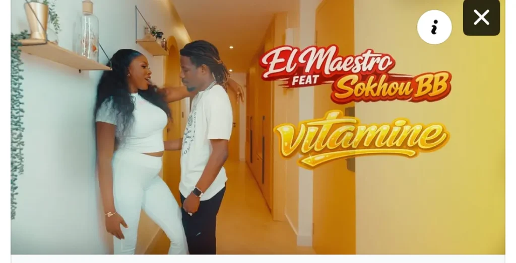 (Clip officiel) El Maestro sort « Vitamine » avec Sokhou Bébé et le registre du morceau