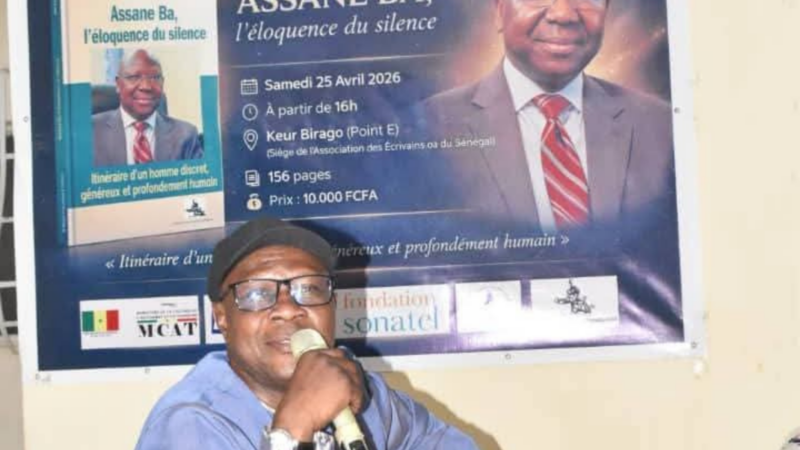 « L’éloquence du silence » : le livre qui retrace le parcours d’Assane Ba