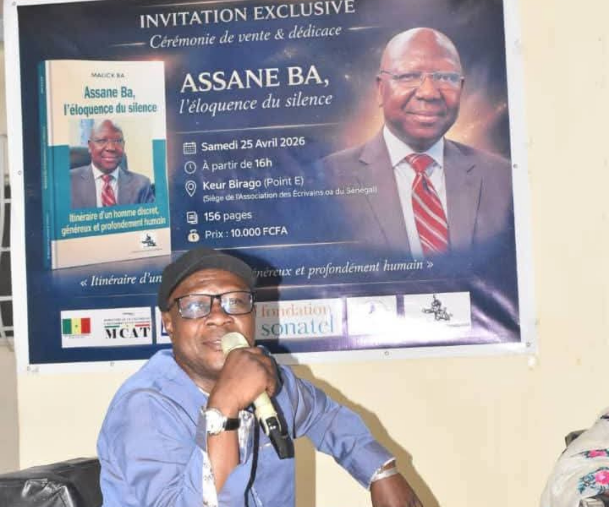 « L’éloquence du silence » : le livre qui retrace le parcours d’Assane Ba