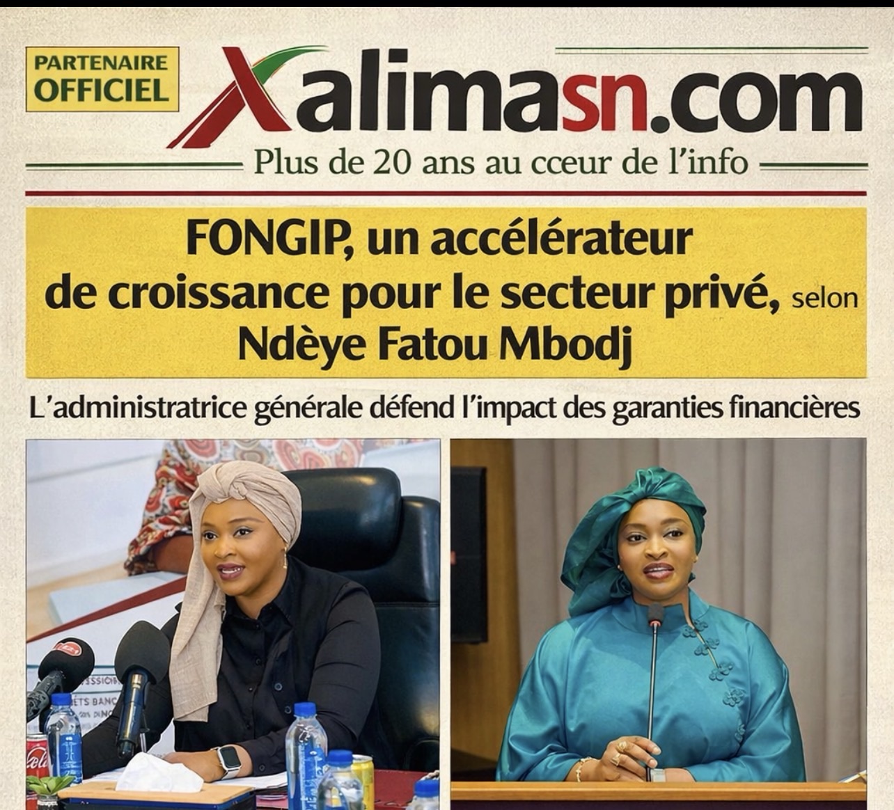 Après sa conférence à Dakar, le FONGIP avance 132 000 emplois générés