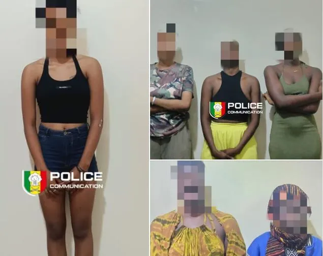 Cité Mixta: six femmes arrêtées pour prostitution clandestine par la police des Parcelles assainies