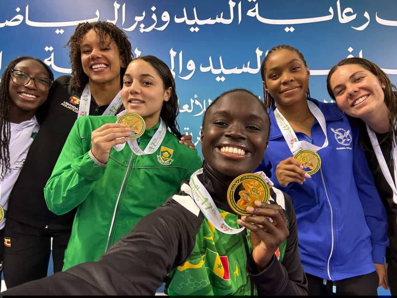 Natation : La sénégalaise Oumy Diop sacrée championne d’Afrique et qualifiée pour les Mondiaux 2026