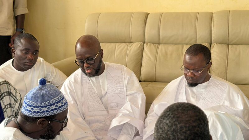 Rappel à Dieu de Cheikh Saliou Mbacké : Ousmane Sonko et El Malick Ndiaye à Touba pour…(Photos)