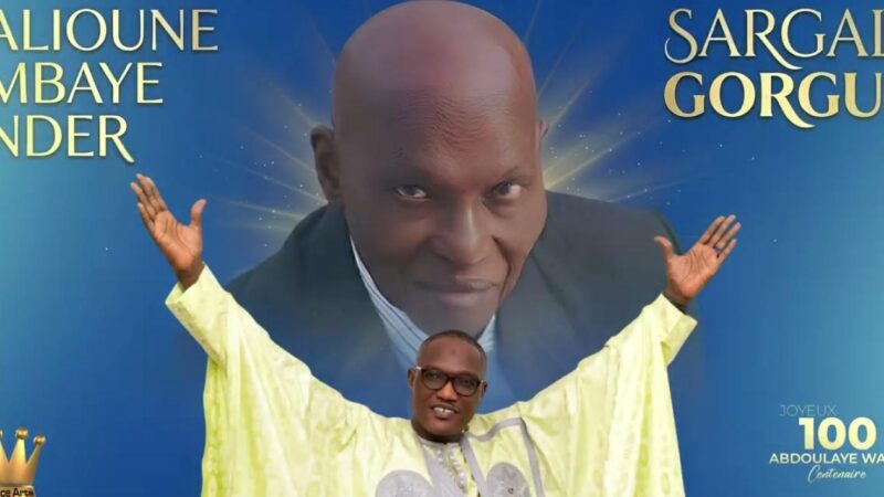 Alioune Mbaye Nder ressort sa chanson de 2007 pour honorer le centenaire de Wade