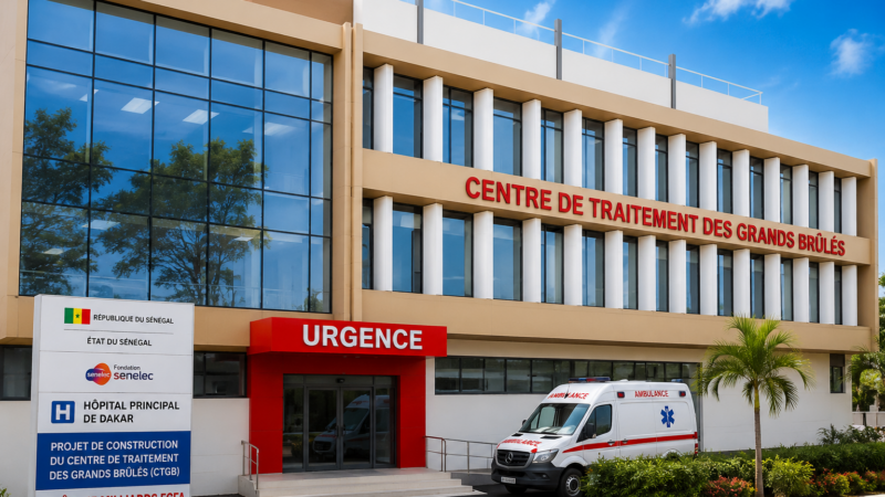Centre de traitement des grands brûlés : le Sénégal lance un projet de 15 milliards FCFA