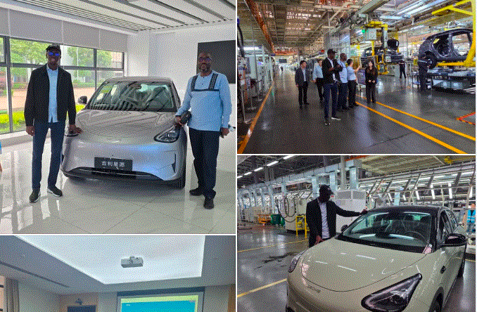 Le Sénégal réceptionne ses 100 premiers taxis électriques en Chine