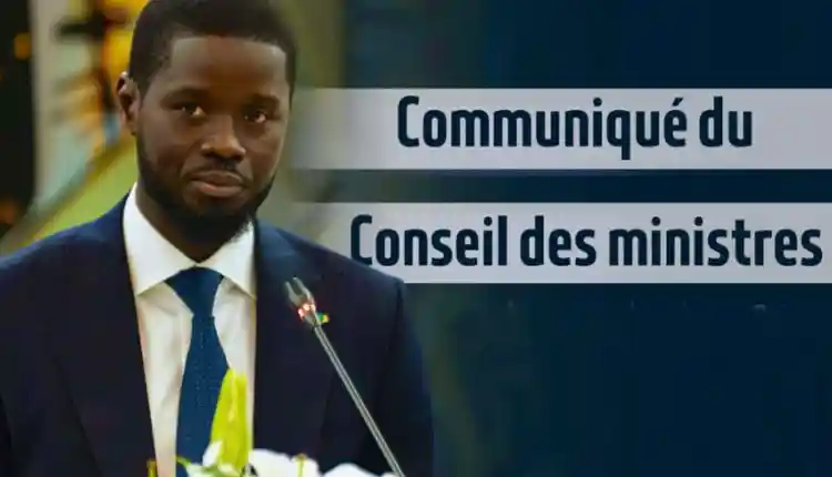 Conseil des ministres : Voici le communiqué du mercredi 6 mai 2026