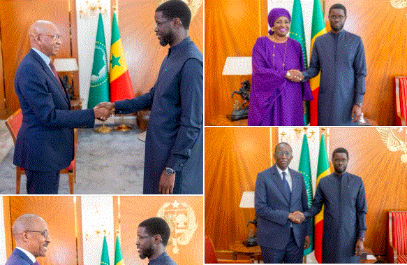 Palais: Diomaye consulte Abdoul Mbaye, Aminata Touré, Amadou Ba et Hadjibou Soumaré