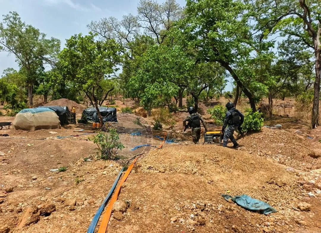 Lutte contre l’exploitation irrégulière des ressources naturelles : démantèlement de sites d’orpaillage clandestins à Missira Sirimana