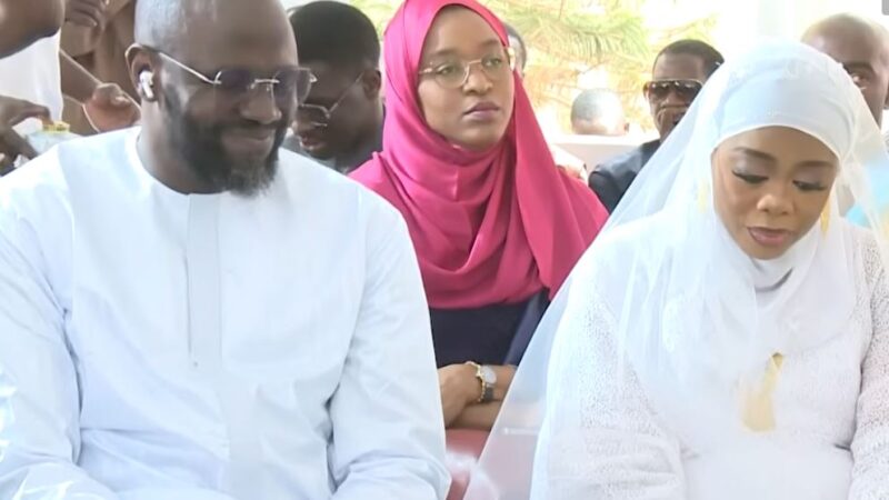 Baptême : Mbacké Sylla nomme son fils Serigne Abdou Mbacké… (vidéo)