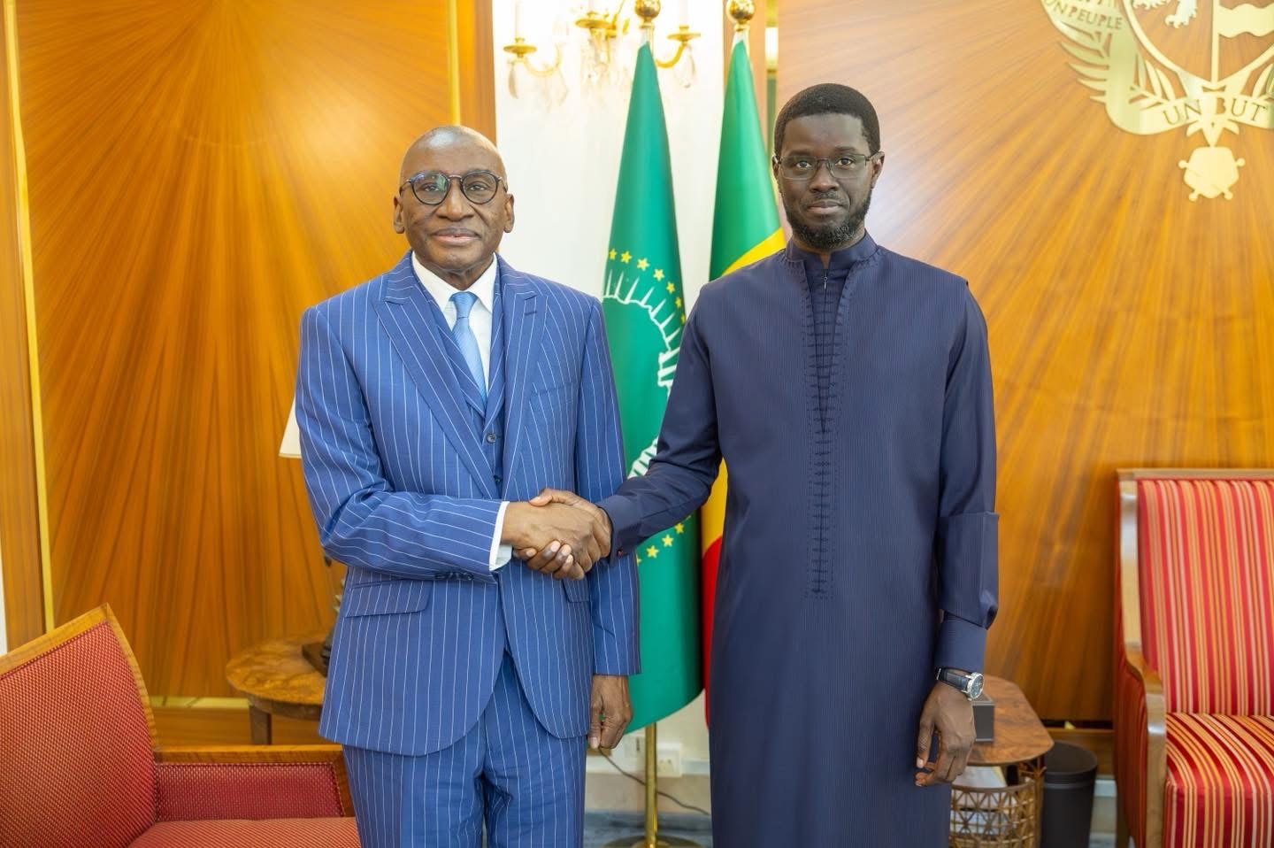 Bassirou Diomaye Faye reçoit Sidiki Kaba et Mamadou Lamine Loum pour le dialogue national