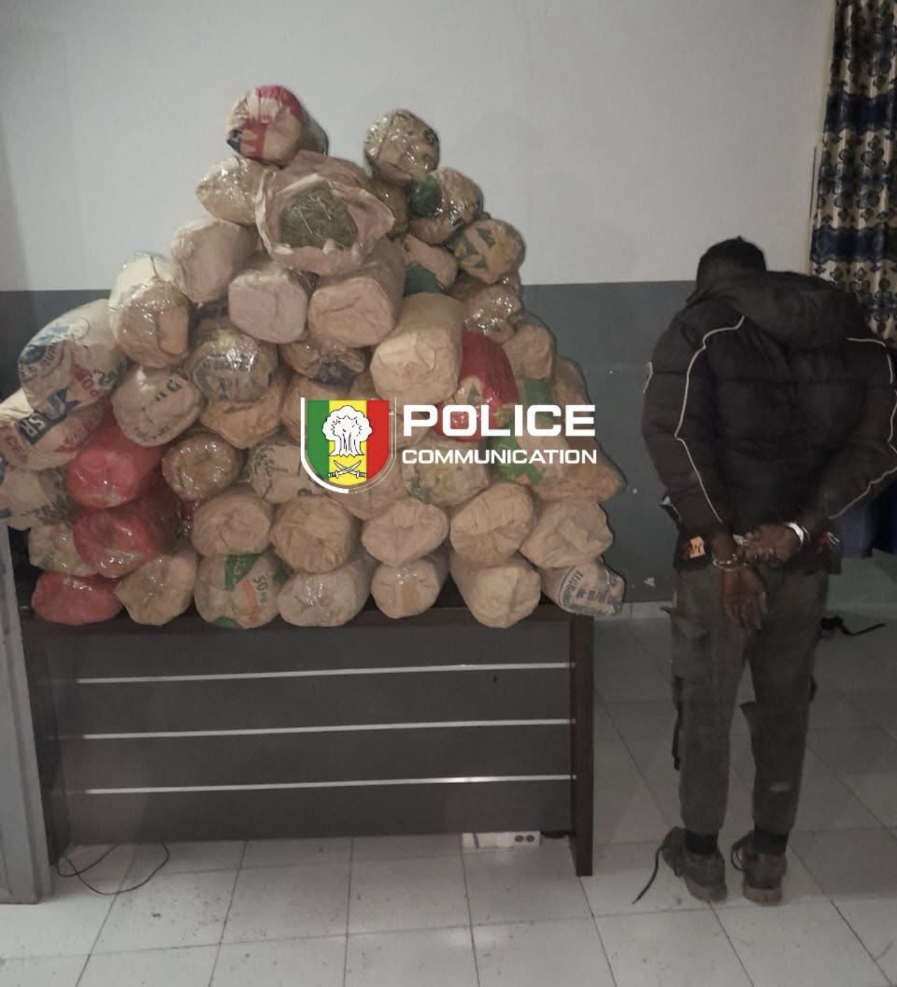 Sédhiou : l’OCRTIS saisit 114 kg de chanvre indien après une poursuite sur la RN4