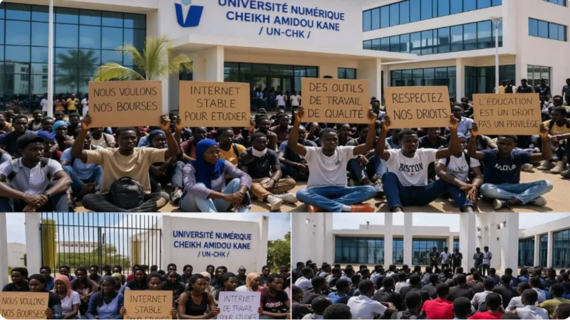 « Nous continuons de souffrir » : Les étudiants de l’UNCHK réclame le versement de ses allocations