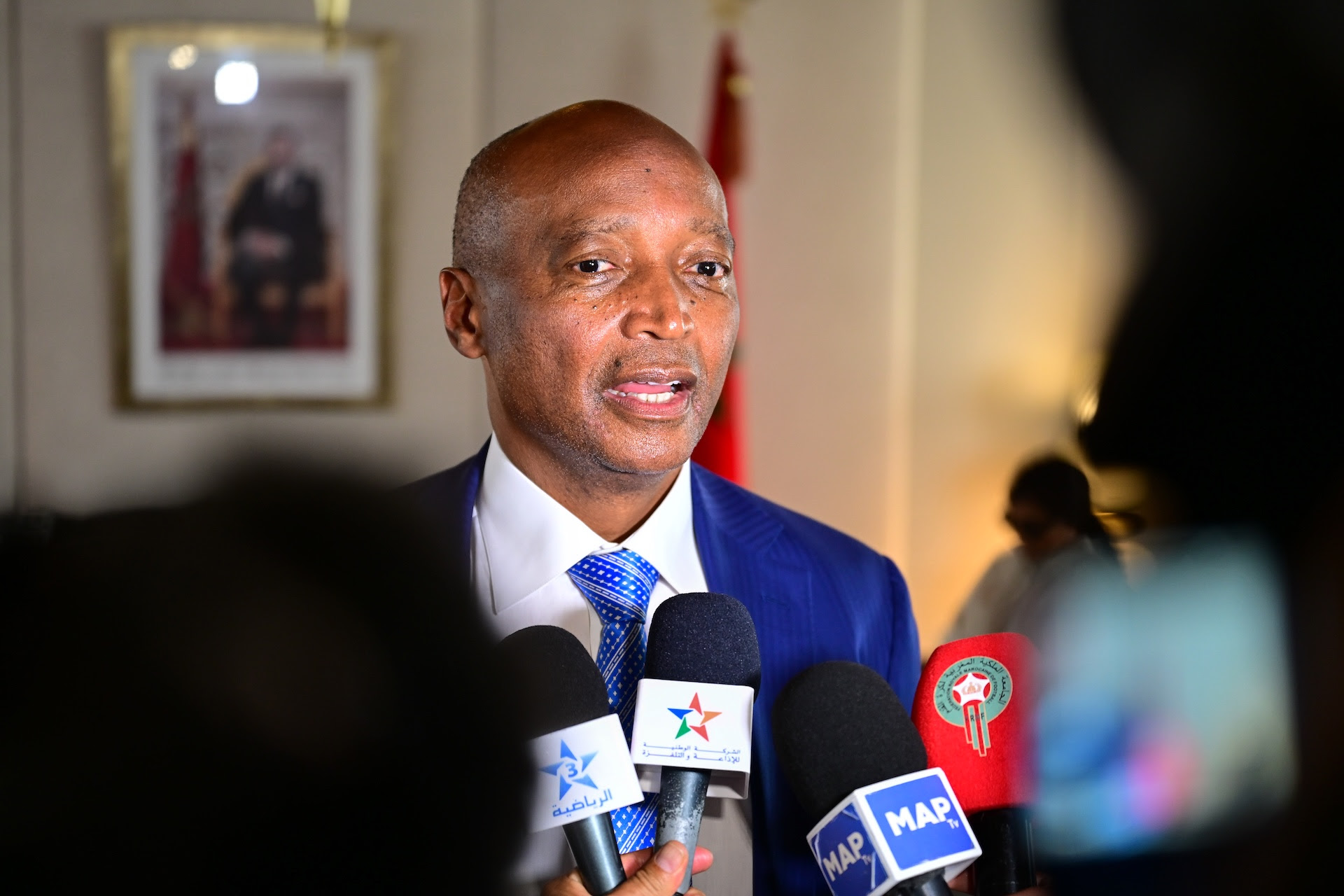 CAN 2025 : Patrice Motsepe remercie le Roi Mohammed VI après la grâce accordée aux supporters sénégalais