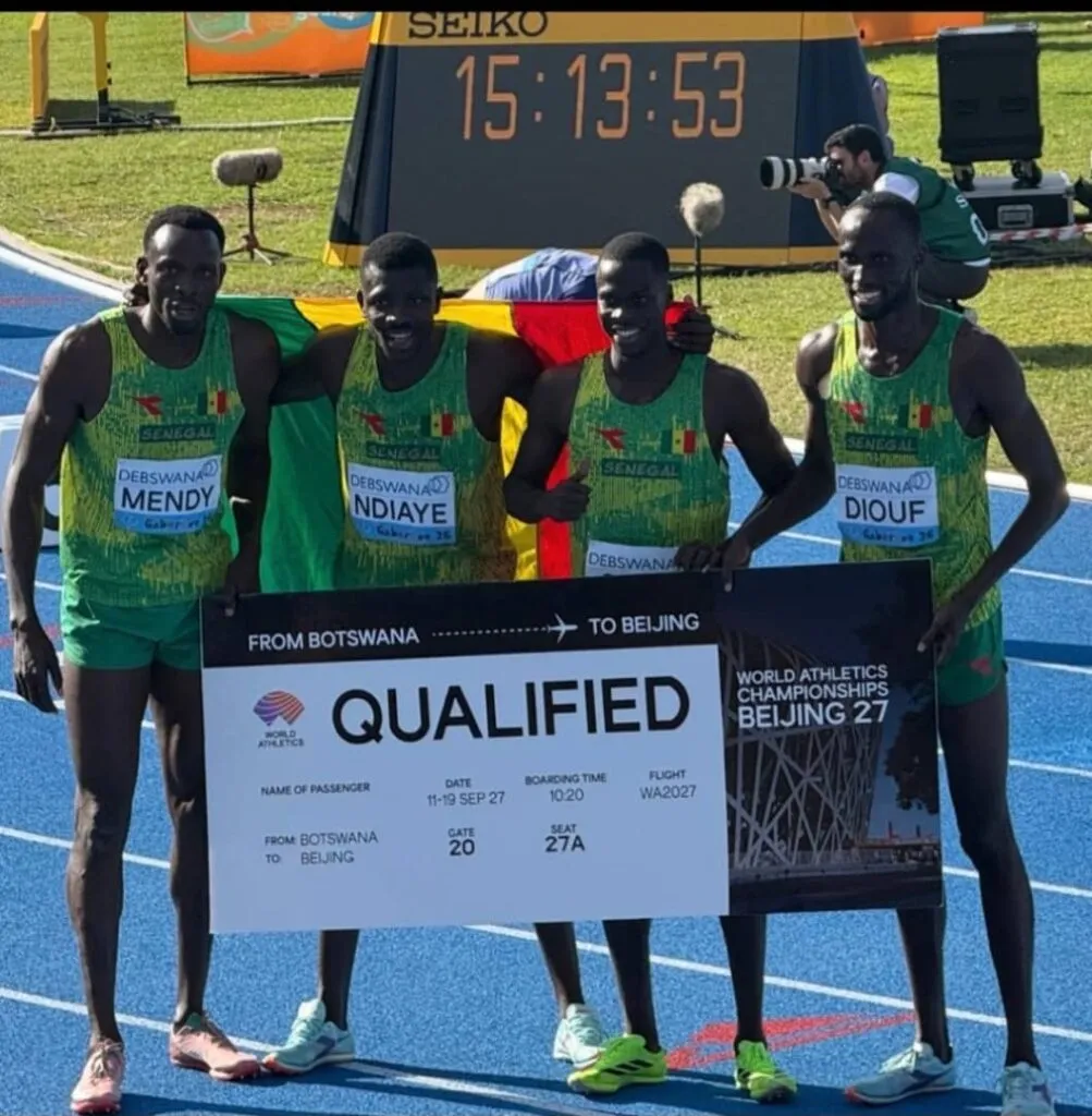 Athlétisme : Le Sénégal s’illustre aux Mondiaux de relais et valide son billet pour Pékin 2027