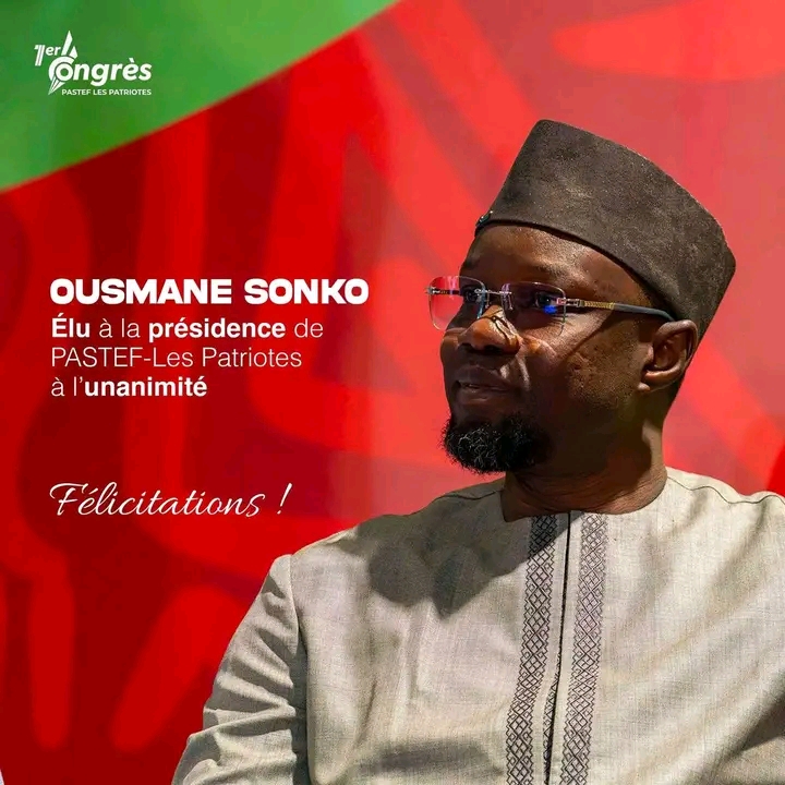 Congrès de Pastef: Ousmane Sonko rend hommage aux “martyrs” et appelle à ne pas trahir “l’espérance”