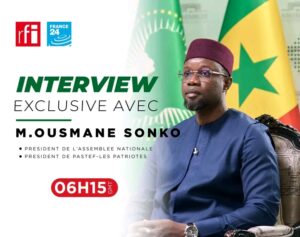 Entretien avec France 24 et RFI : Ousmane Sonko donne rendez-vous aux Sénégalais