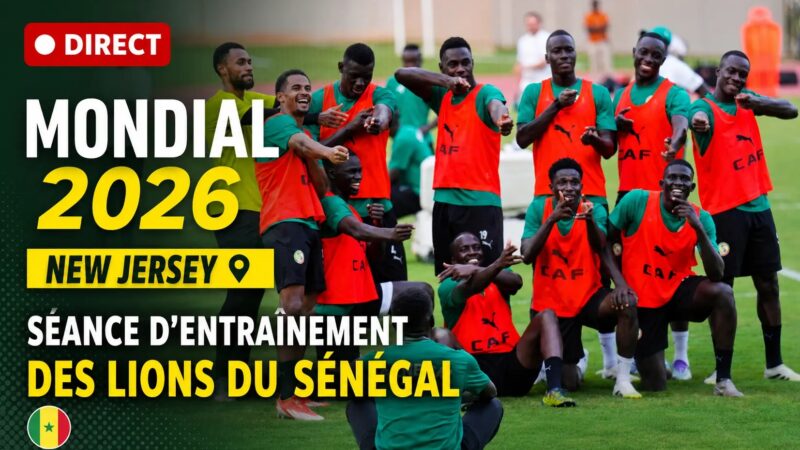 Mondial 2026 – New Jersey : Revivez la séance d’entraînement des Lions du Sénégal