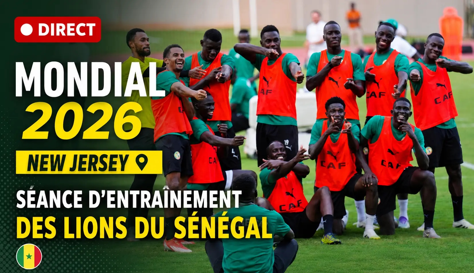 Mondial 2026 – New Jersey : Revivez la séance d’entraînement des Lions du Sénégal