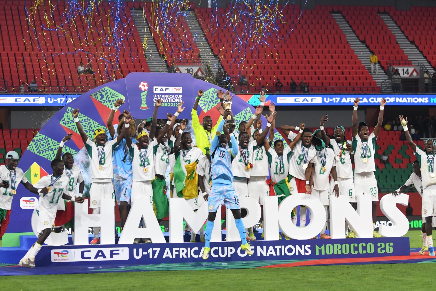 Champions d’Afrique U17 : Les Lionceaux attendus à Dakar dans la nuit de mercredi à jeudi