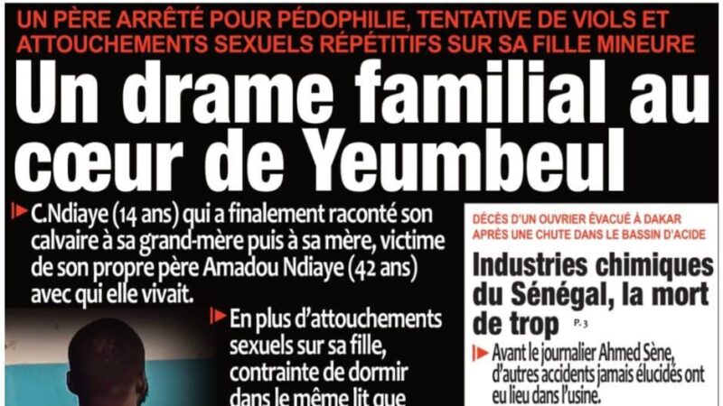 Découvrez les Unes des journaux sénégalais du lundi 08 juin 2026
