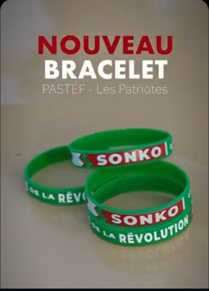 « Sonko Révolutionnaire » : Pastef lance une nouvelle série de bracelets