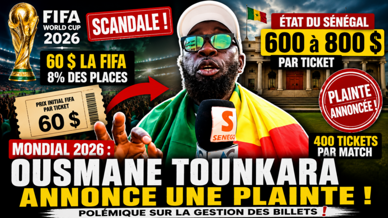Mondial 2026 : l’activiste Ousmane Tounkara annonce une plainte sur la gestion des billets