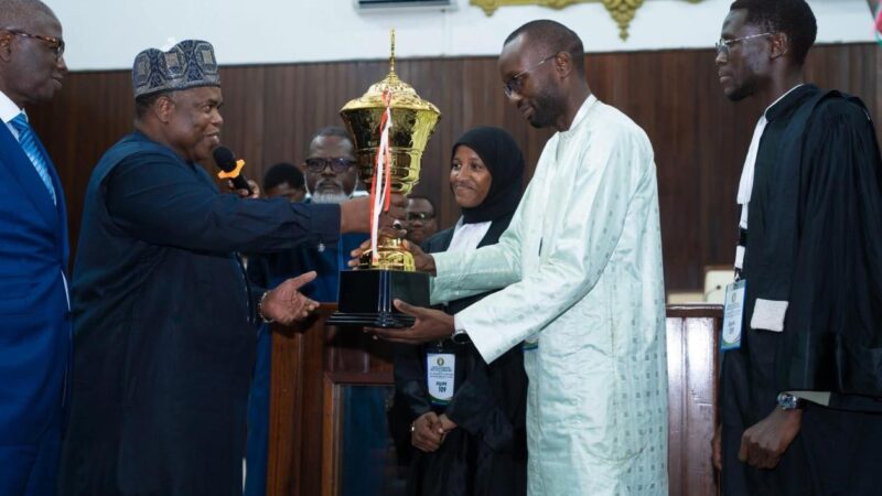 Concours de plaidoirie de la CEDEAO : l’UCAD confirme son excellence et décroche le titre