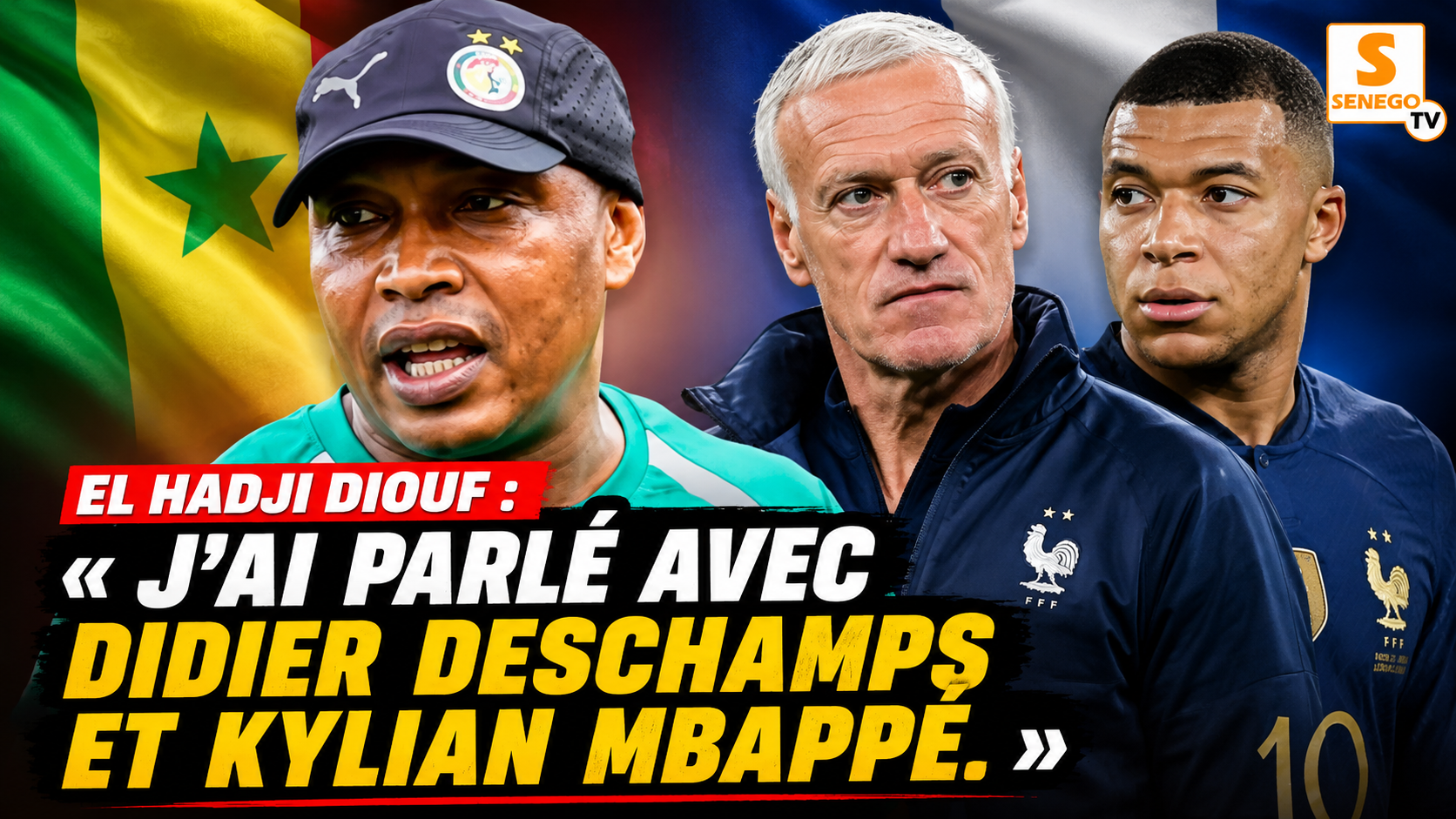 El Hadji Diouf : « J’ai parlé avec Didier Deschamps et Kylian Mbappé pour notre prochain match contre la Belgique »