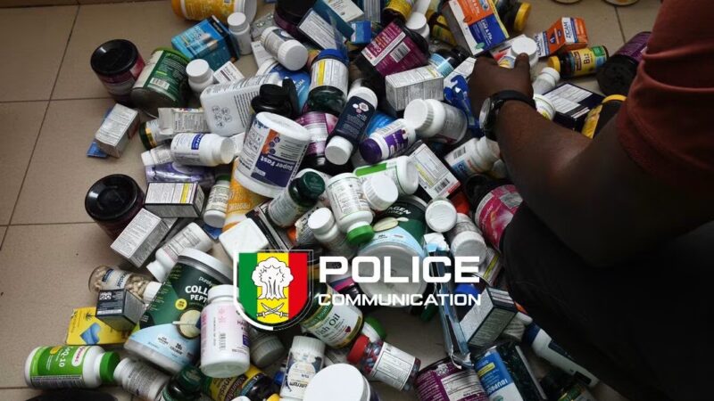 Pikine : un point de vente illicite de produits de santé démantelé