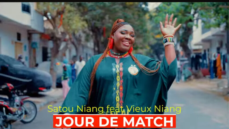 (Clip officiel)- « Jour de Match »: Satou Niang chante pour les Lions de la Teranga