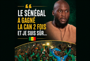 Lukaku impressionné par le Sénégal: « Ils vont faire une Coupe du monde dingue »
