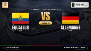 DIRECT - Mondial 2026 : Équateur vs Allemagne, suivez le 5e match du groupe E en live sur Senego