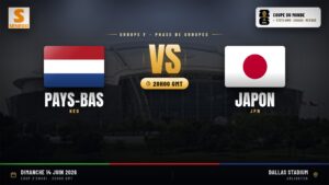 DIRECT - Mondial 2026 : Pays-Bas vs Japon, suivez 1er match du groupe F en live sur Senego
