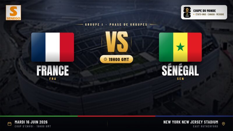 DIRECT – Mondial 2026 : France vs Sénégal, suivez le 1er match du groupe I en live sur Senego