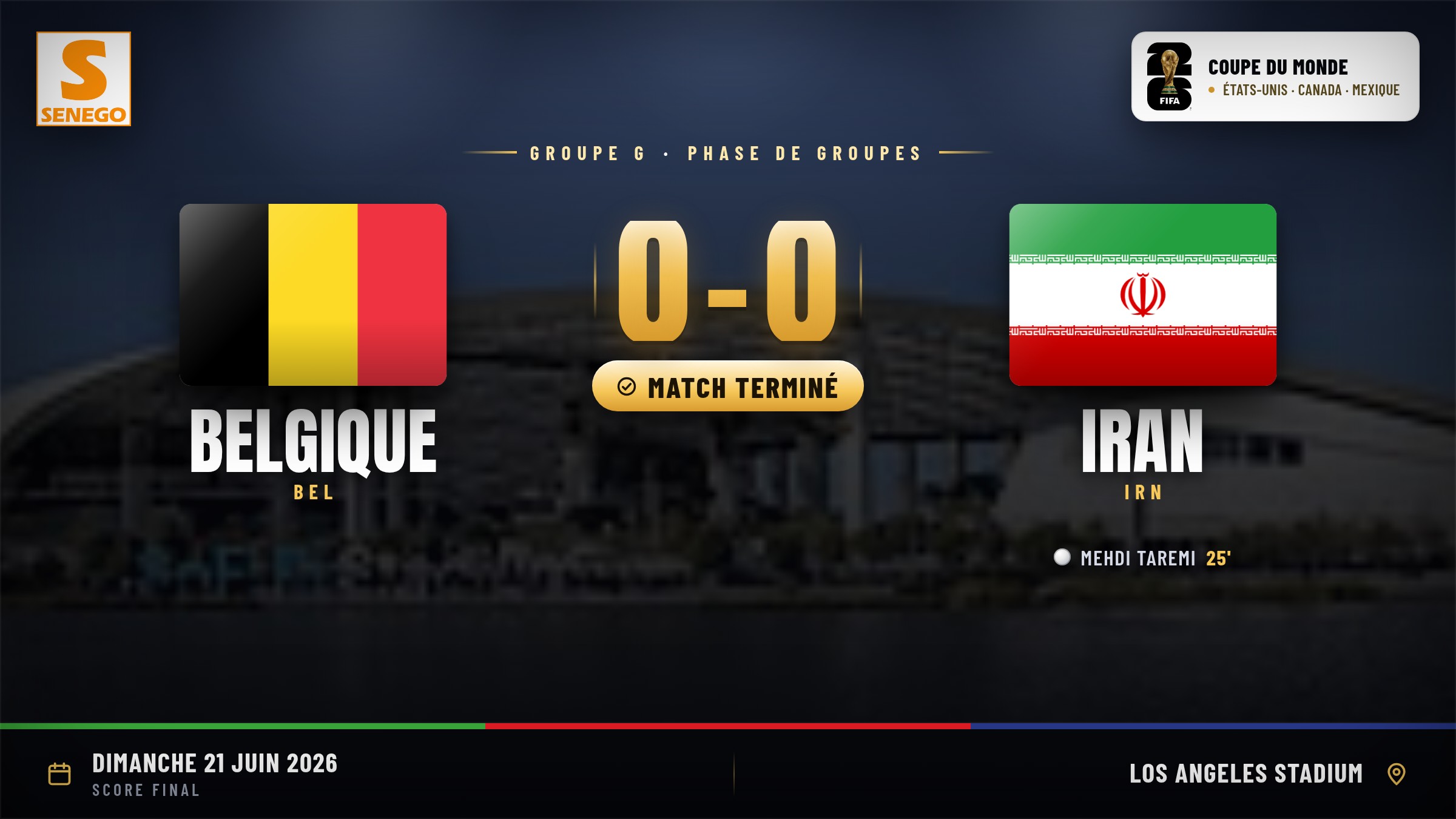 Belgique – Iran (0-0) : un but refusé, un carton rouge et du spectacle, le résumé du match et les notes