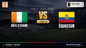 DIRECT - Mondial 2026 : Côte d'Ivoire vs Équateur, suivez 1er match du groupe E en live sur Senego