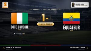 Côte d'Ivoire - Équateur (1-0) : Amad Diallo délivre les Éléphants pour leur entrée en Coupe du monde 2026, le résumé et les notes
