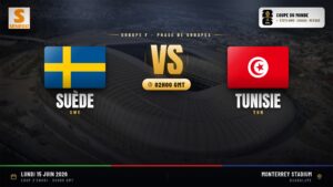 DIRECT - Mondial 2026 : Suède vs Tunisie, suivez 1er match du groupe F en live sur Senego