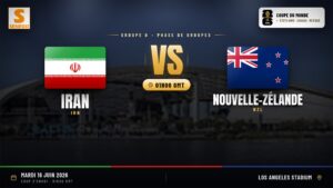 DIRECT - Mondial 2026 : Iran vs Nouvelle-Zélande, suivez le 1er match du groupe G en live sur Senego
