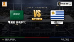 DIRECT - Mondial 2026 : Arabie saoudite vs Uruguay, suivez le premier match du groupe H en live sur Senego